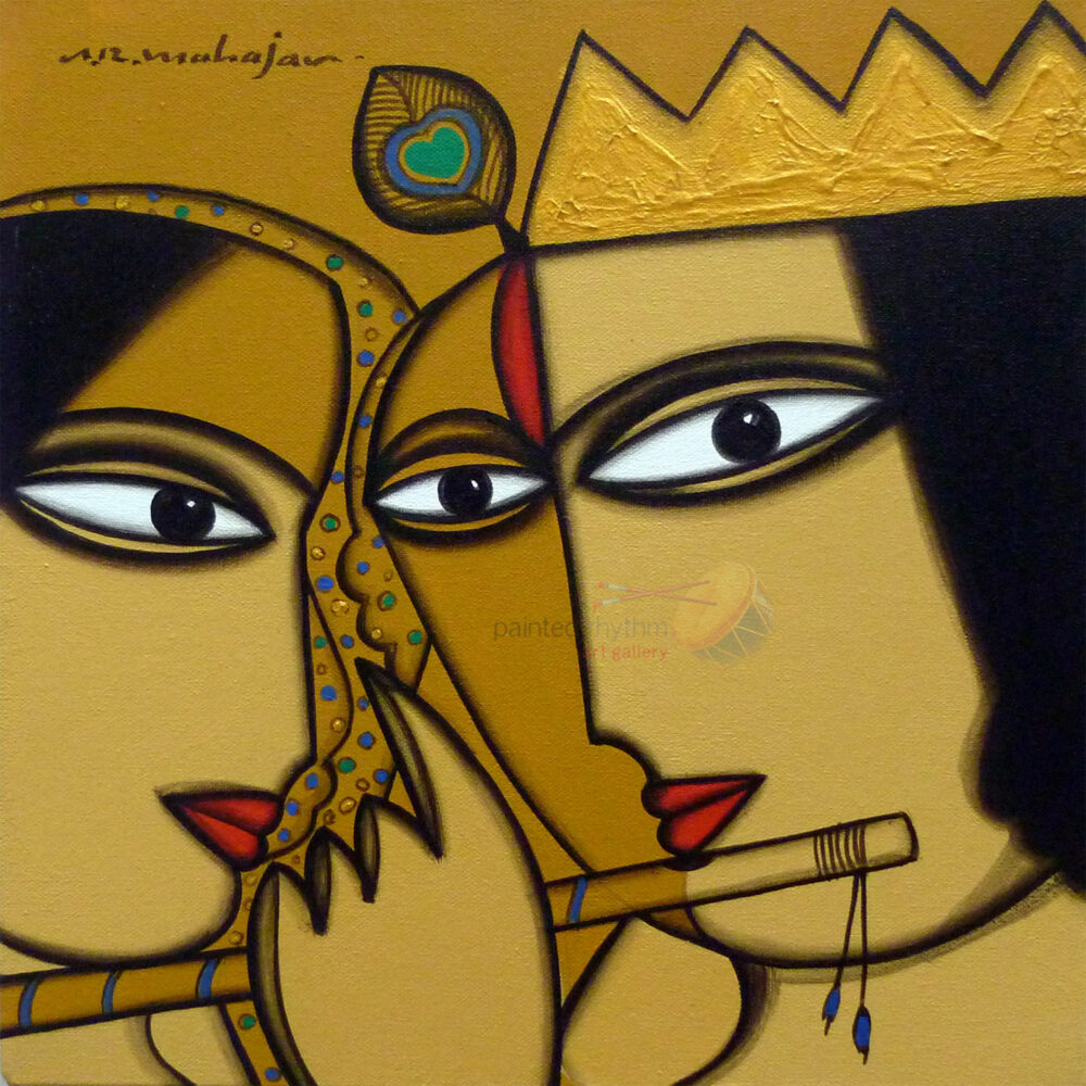 Arvind Mahajan Acrylic on canvas 12 x 12 Inches Rs 7800 (3)