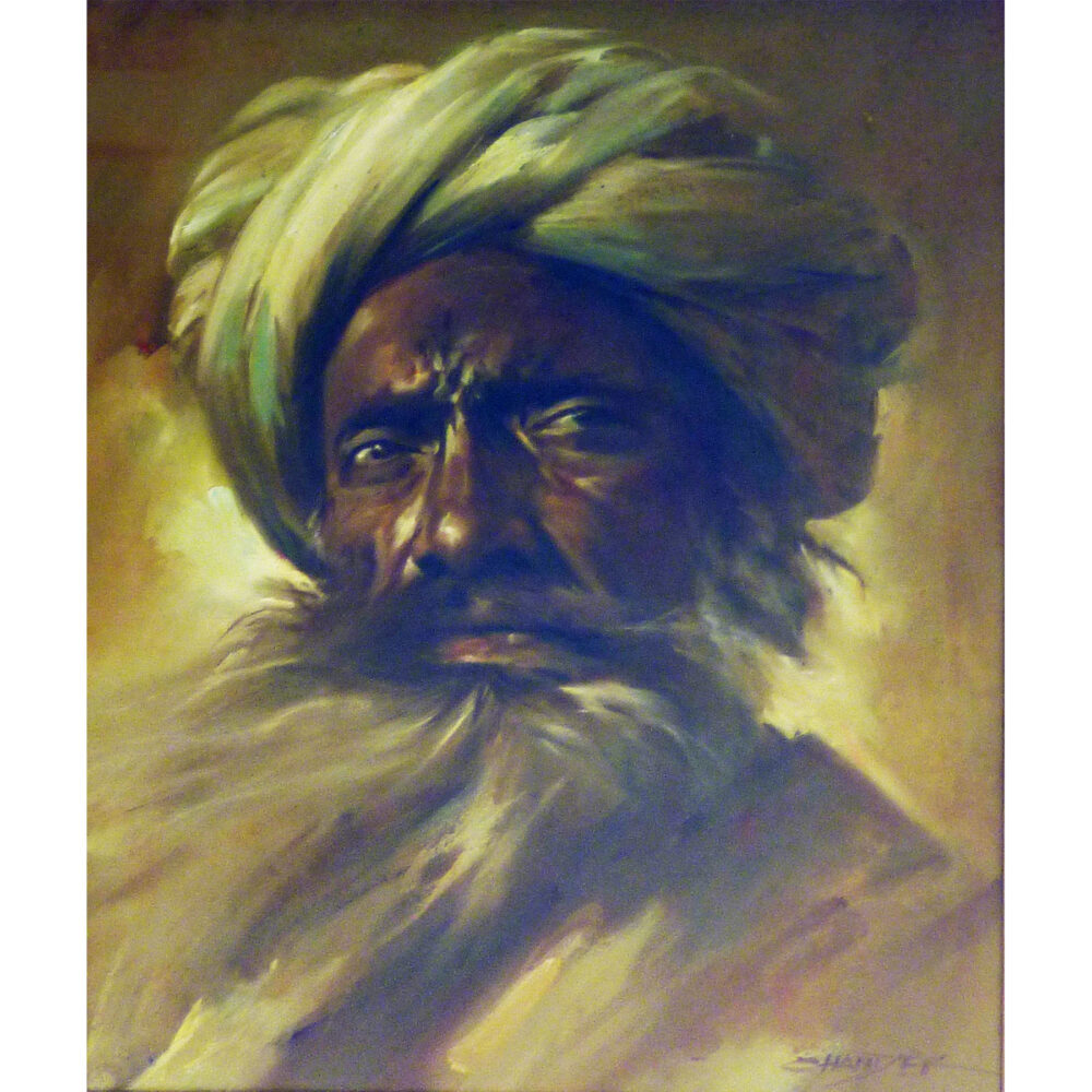 Chander Oil on board 17 x 13 inches Rs. 12,500