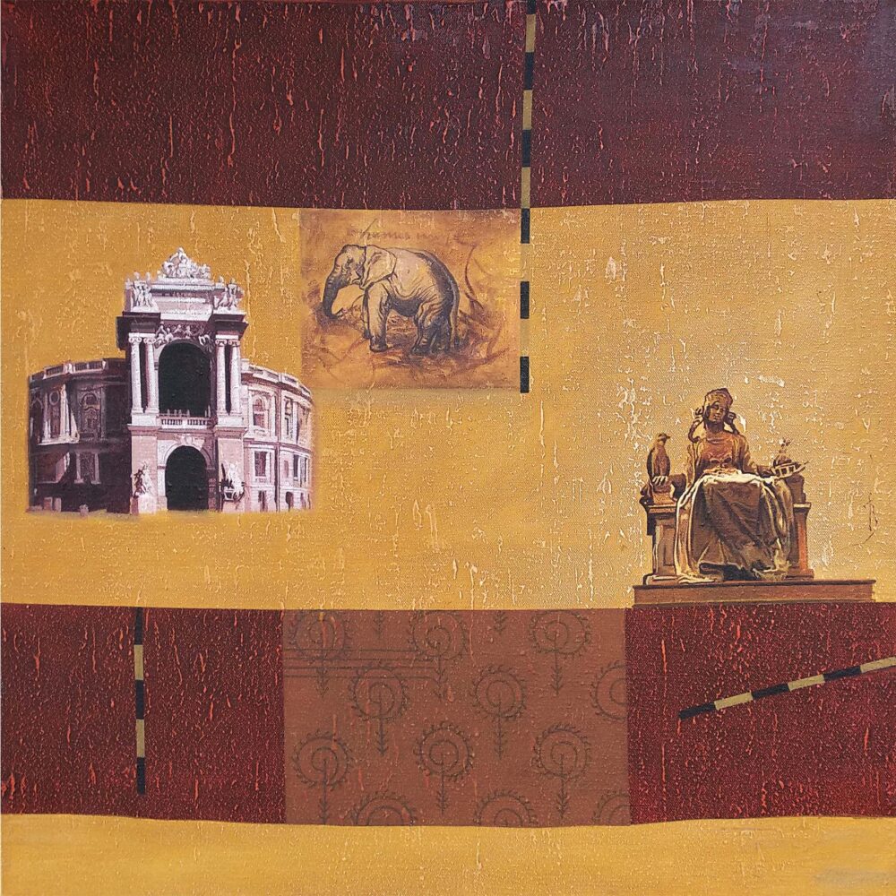 Sanjay Nikam, Acrylic on canvas, 24 x 24 inches (1)