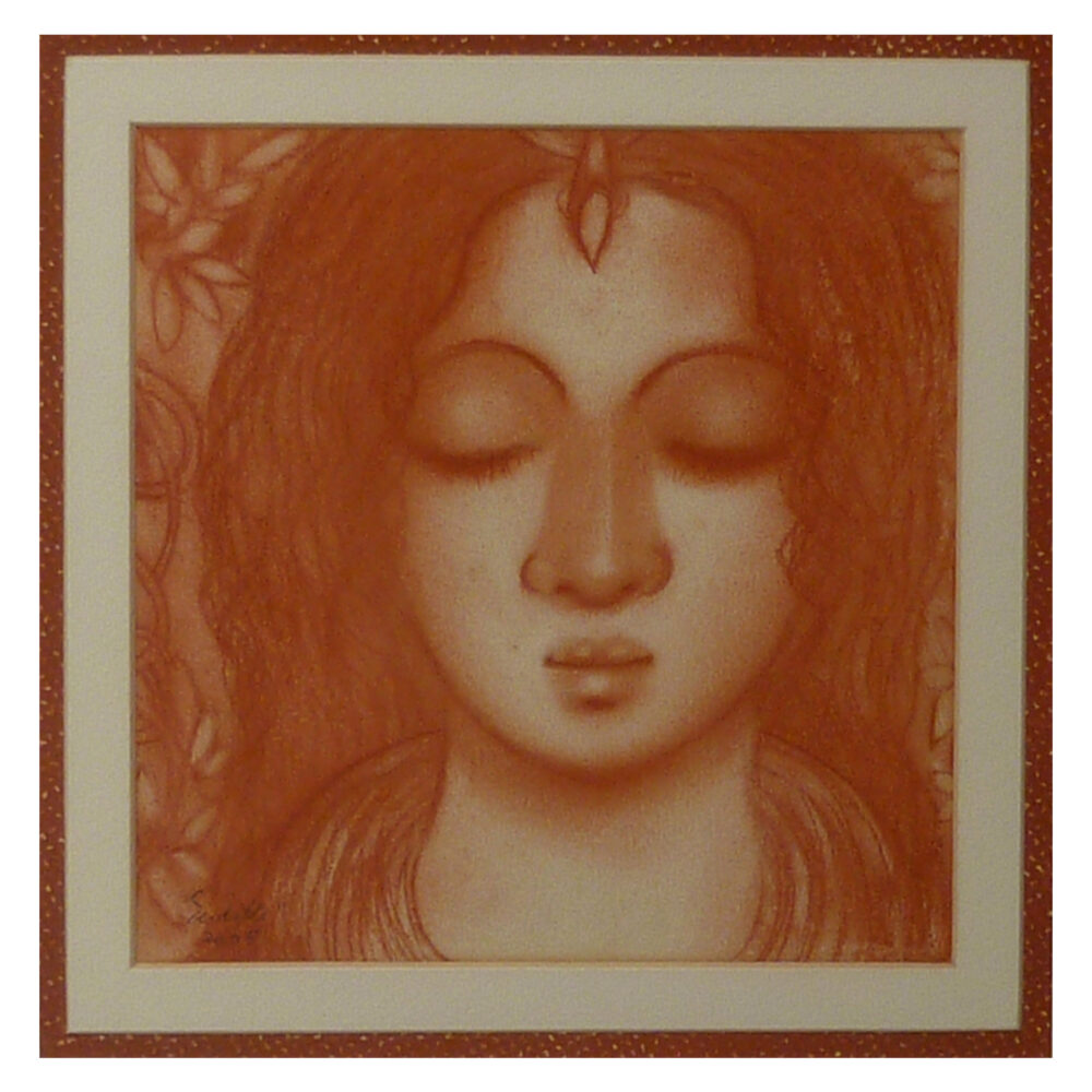 Sudipto Tewary Pastel on paper 7 by 7 inches Rs.12,500