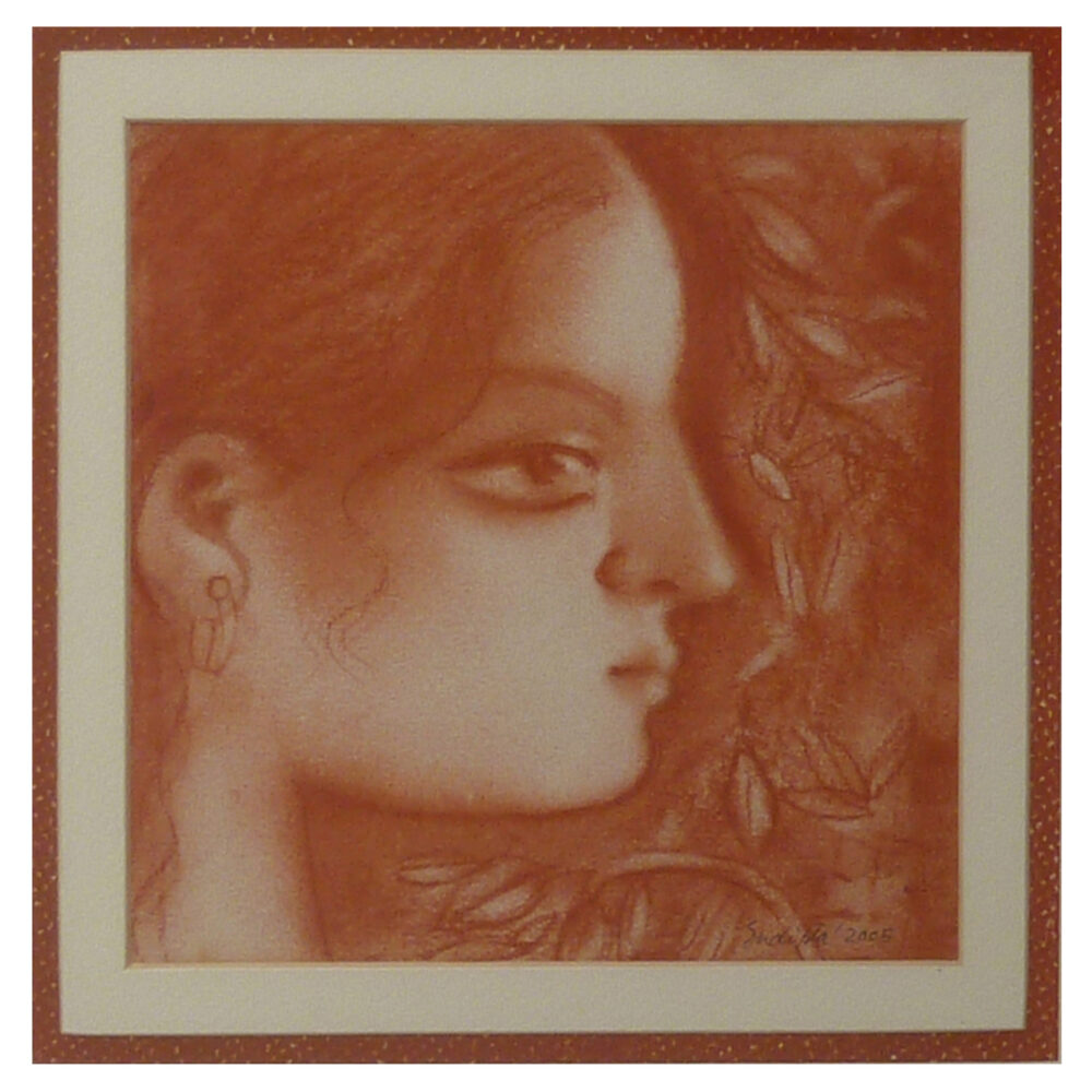 Sudipto Tewary Pastel on paper 7 x 7 inch Rs.12,500