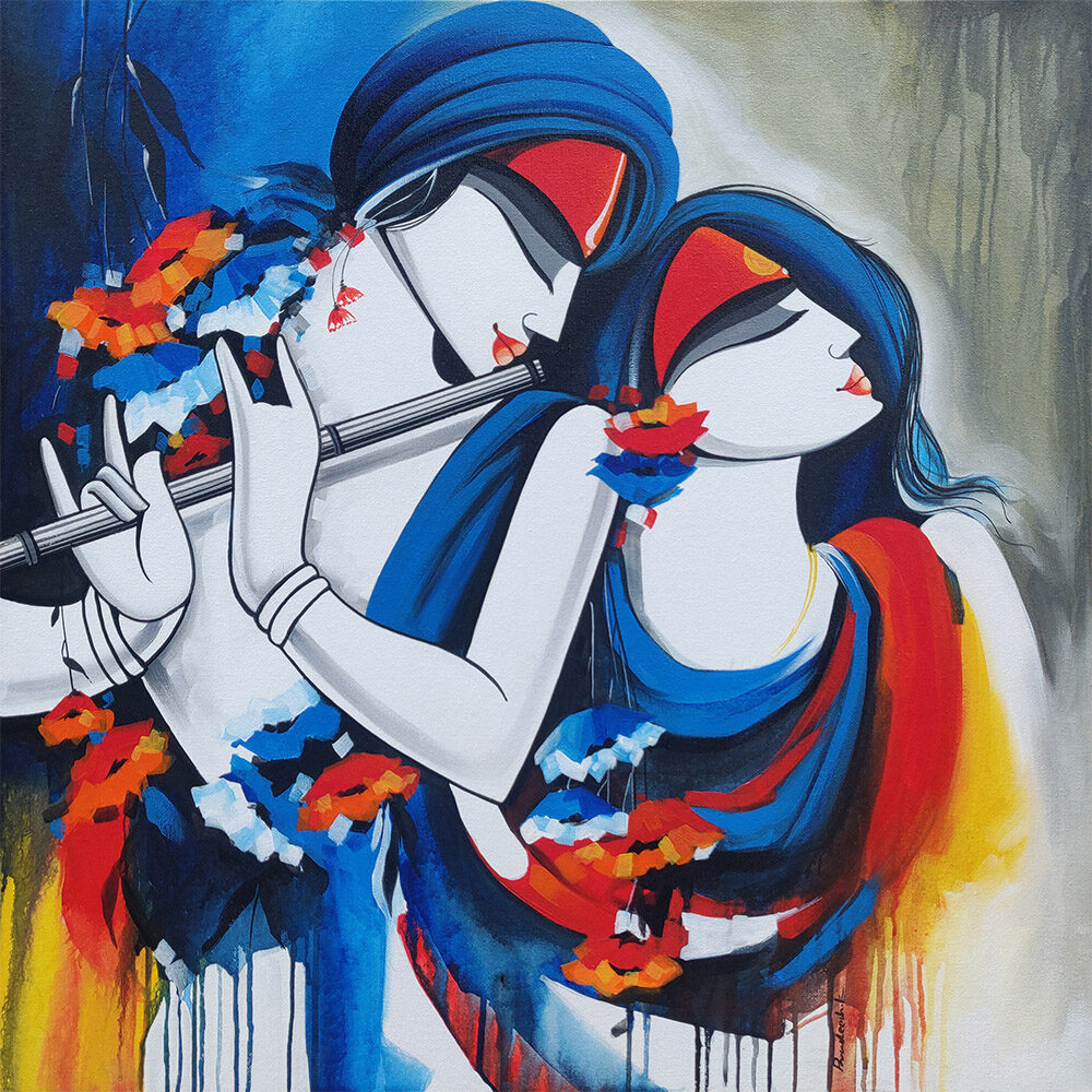 Radha Krishna – Eternal Love by artist Pradeesh K Raman ...